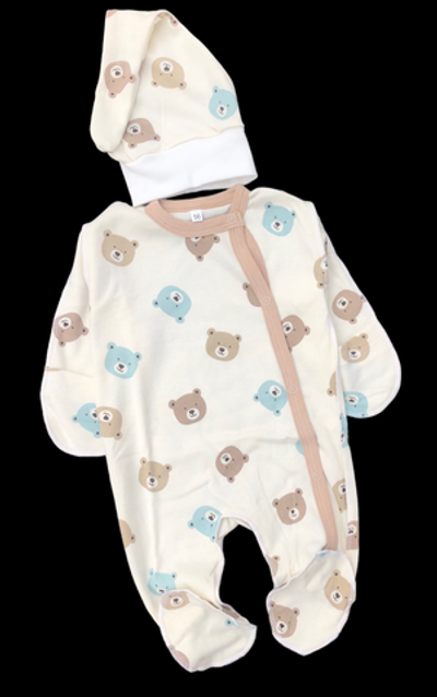 Чоловічок із шапочкою "Ведмедики", інтерлок ТМ “UA”