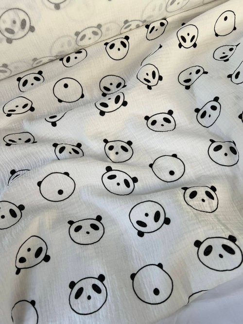 Муслин жатый принт