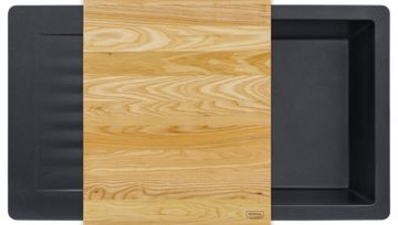 Кухонна мийка KERNAU KGS F 6089 1B1D BLACK METALLIC