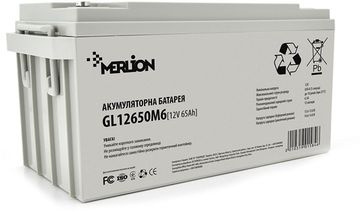 Акумуляторна батарея MERLION GL12650M6 12 V 65 Ah (G12650M6 GEL)