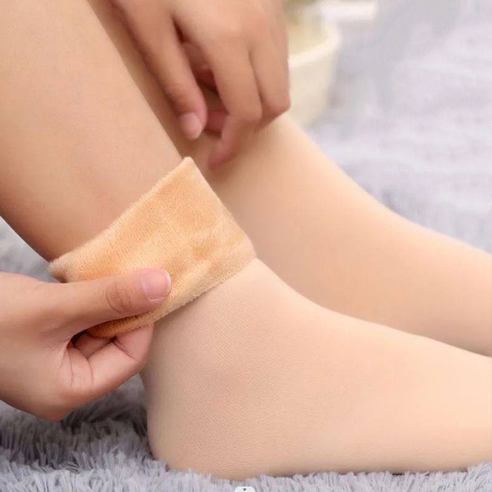 Термо носки цвет бежевый