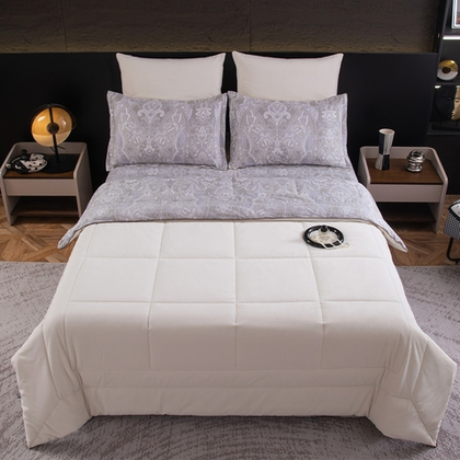 Комплект постельного белья Сатин Velouria Luxe с Одеялом VL002