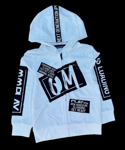 Кофта з капюшоном, двунитка "Original marines" (110-116 см)