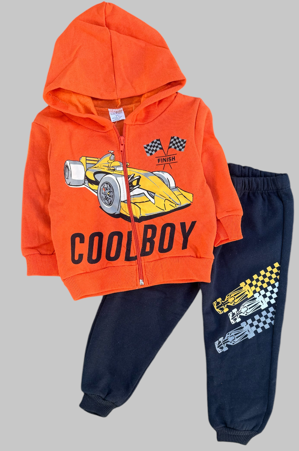 Костюм 2 в 1: кофта, штани "Cool boy", трьохнитка з начосом ТМ "Baby Puff” (92 см)