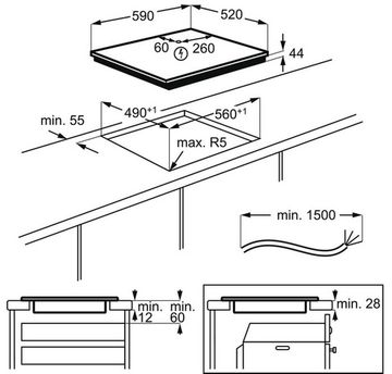 Варильна поверхня електрична ELECTROLUX IPE6443WFV