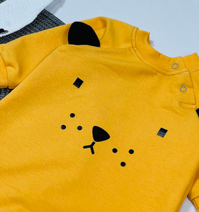 Ромпер "Тигреня", двунитка ТМ "Twins baby"