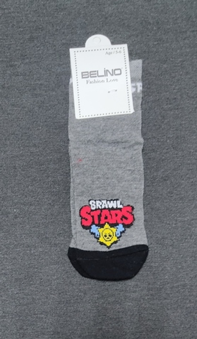 Шкарпетки "Brawl Stars", бавовна ТМ "Belino"