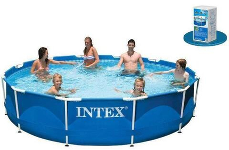 Бассейн каркасный круглый Intex 28210 366*76см 6503л