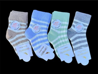 Шкарпетки "Strip", ангора ТМ "Canari" (0-6 міс)