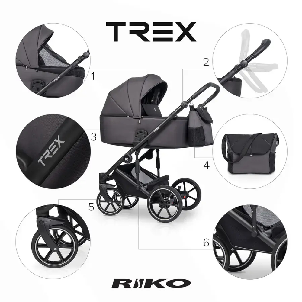 Універсальна коляска 2 в 1 Riko Trex