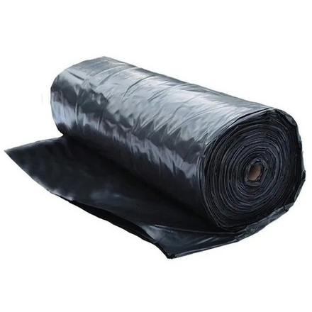 Плёнка чёрная для мульчирования (под клубнику), 40мкм. 1,2 м/500м. полиэтиленовая