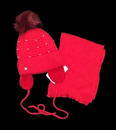 Шапочка із шарфом "Frania", акрил, вовна ТМ "Agbo" (р. 44-46)