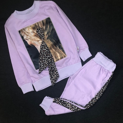 Костюм 2в1: світшот, штани "Леді", двунитка ТМ "Babydoss"