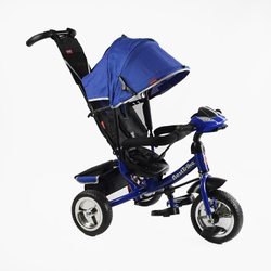 Дитячий триколісний велосипед Best Trike 6588 піна/фара, з батьківською ручкою