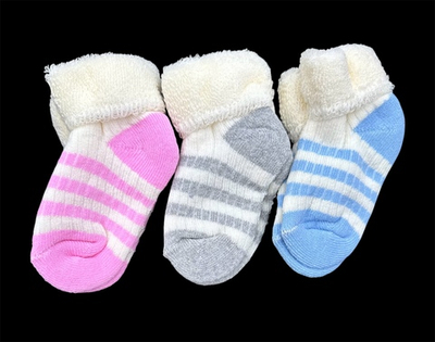 Шкарпетки "Смужка", махра ТМ "Eslayn" (3-12 міс)