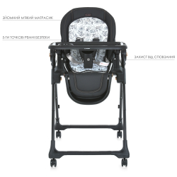 Стульчик для кормления El Camino ME 1037-B CRYSTAL