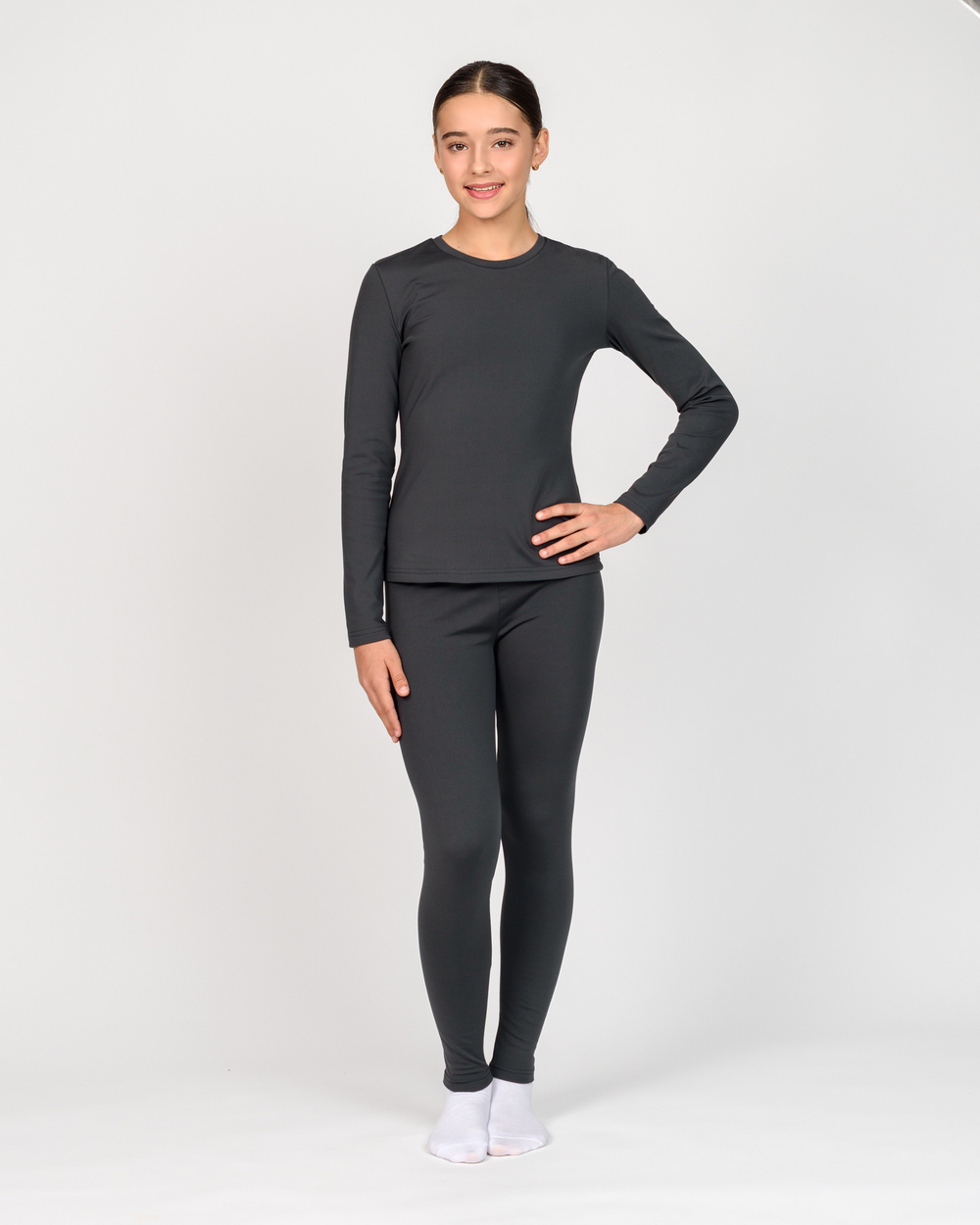 Термобілизна для дівчинки темно-сіра (арт. 5722400304)