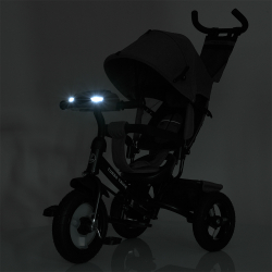 Дитячий триколісний велосипед Turbo Trike MT 1006 гумові колеса