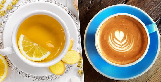 Польза и вред двух самых популярных напитков - кофе и чая