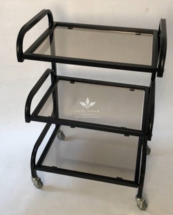 Косметологічний візок S3 чорний