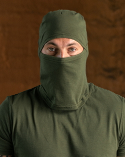 Балаклава кольору хакі чоловіча (арт. 3962200101)