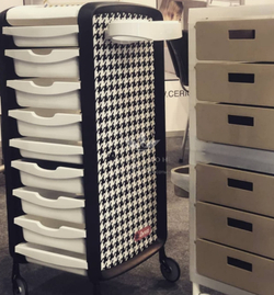 Перукарський візок Elogy білий/капучіно