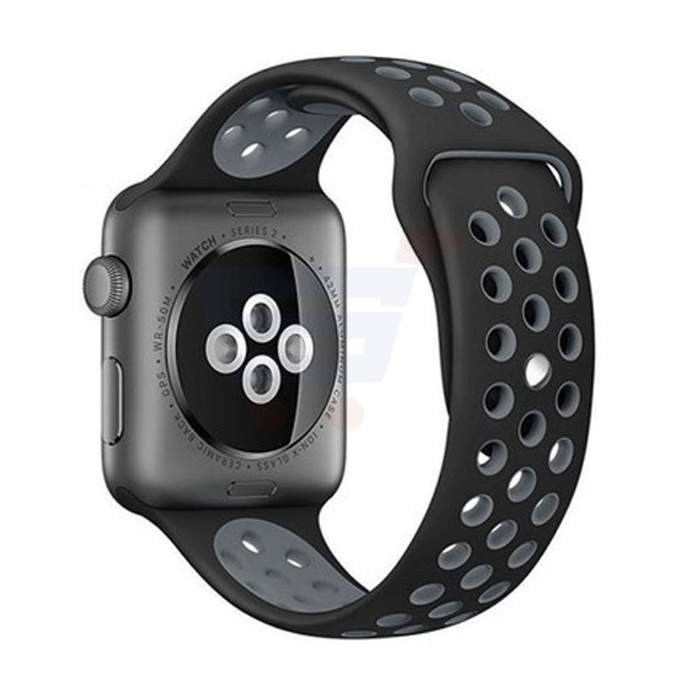 Ремешок Apple watch 38mm Sport Nike /black gray/