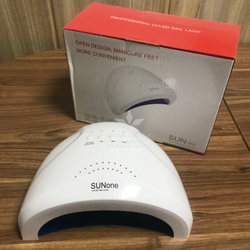 Лампа для манікюру led + uv sun one, 48w