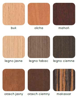 Варианты цвета для подлокотников Panda