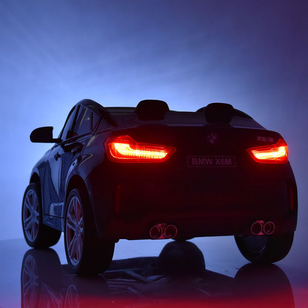 Детский двухместный электромобиль джип BMW X6M "WeKids Cars"