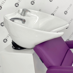 Комплект перукарських меблів flamingo на диску white