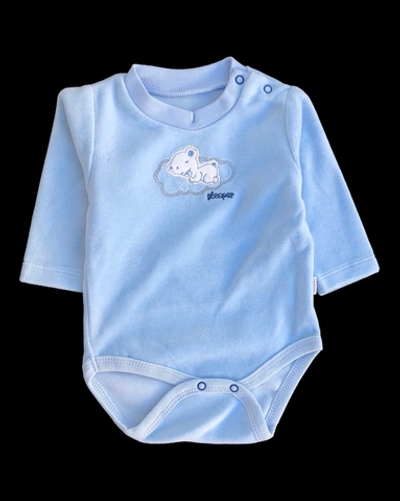 Боді з довгим рукавом, велюр ТМ "Bebetto"