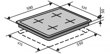 Варильна поверхня газова VENTOLUX HSF640-L3 CEST (WH)