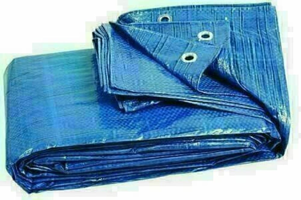 Тент 8х10 от дождя и снега, затеняющий 60г./м2. Ламинированный с кольцами.