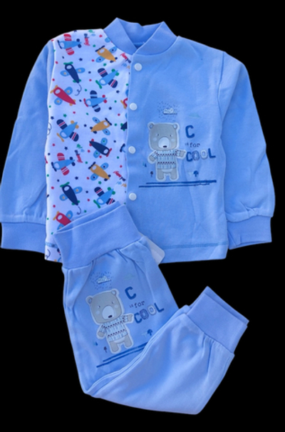 Костюм 2 в 1: кофта, штани "Принт", інтерлок ТМ "Happy ToT"