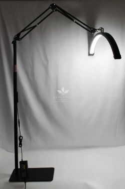 Безтіньова Led лампа для бьюті майстра універсальна AND, 40 Вт, чорна