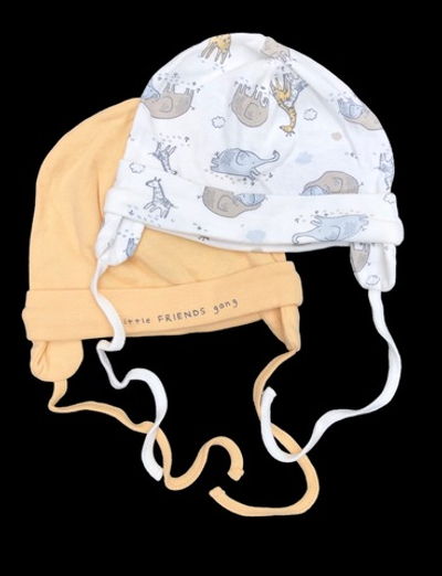 Шапочка "Little friends", бавовна ТМ "Cool Club" (р. 44-46)