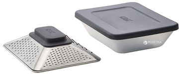 Тертка чотиристороння Joseph Joseph Prism Box з контейнером для зберігання та кришкою (20104)