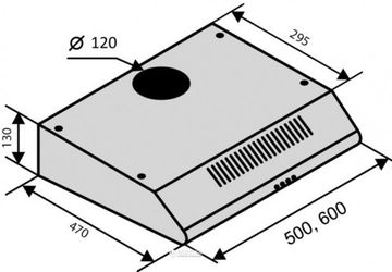 Витяжка VENTOLUX ALDO 60 BK