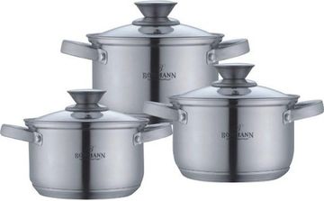 Набір каструль з нерж. стали 6 попер. Bohmann BH 0516