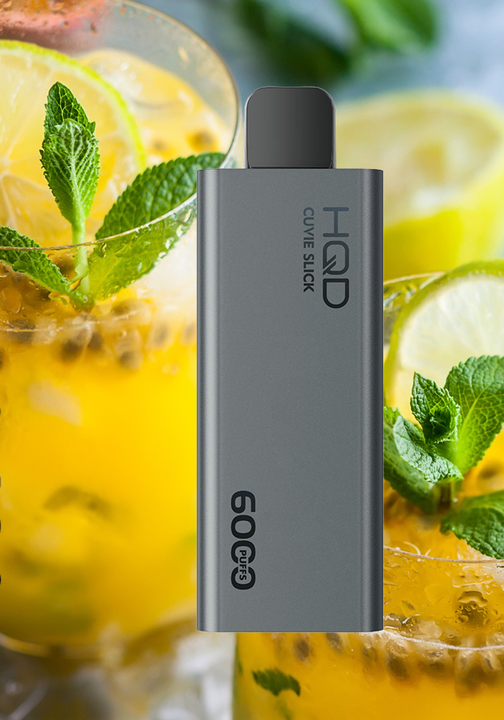 HQD SLICK 6000 Lemon Passion Fruit (5%nic)