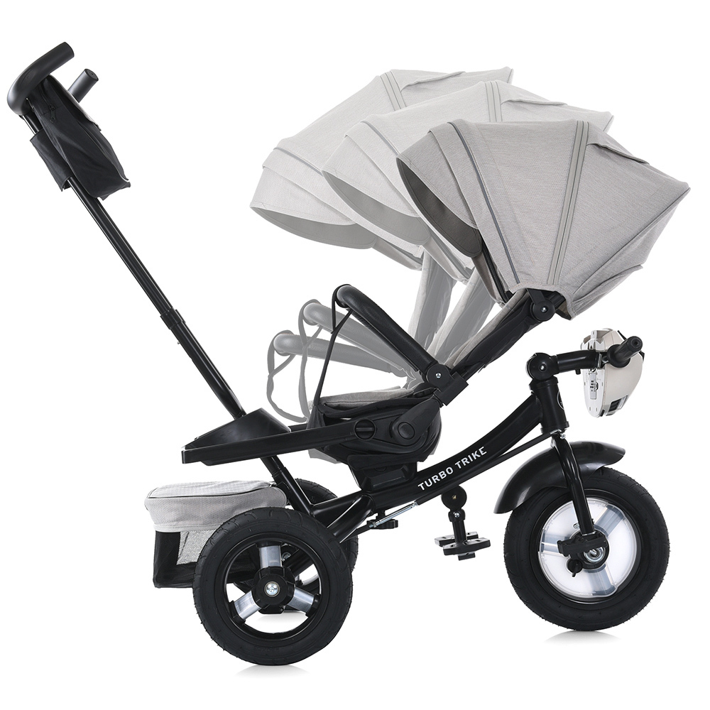 Дитячий триколісний велосипед Turbo Trike MT 1007 гумові колеса