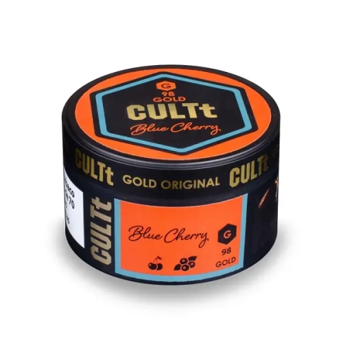 Тютюн CULTt Gold G98 Blue Cherry (Культ Вишня Чорниця) 100г
