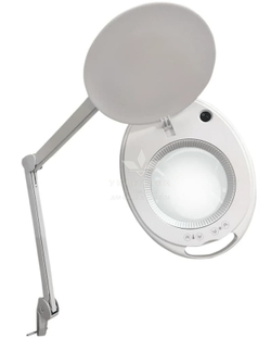 Лампа-лупа 6027К-Н LED с регулировкой яркости, холодный/теплый свет, 1-12W