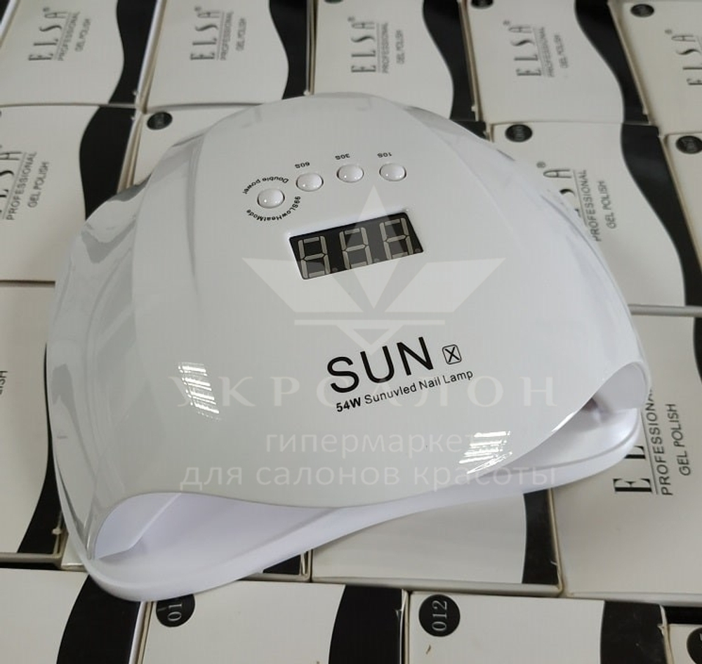 Лампа для маникюра LED+UV Sun X белая