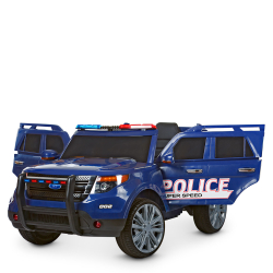 Дитячий електромобіль поліцейський джип Ford Police M 3259EBLR