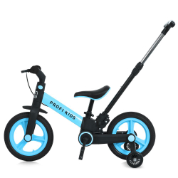 Дитячий велосипед-трансформер Profi Kids MB 1021 з батьківською ручкою