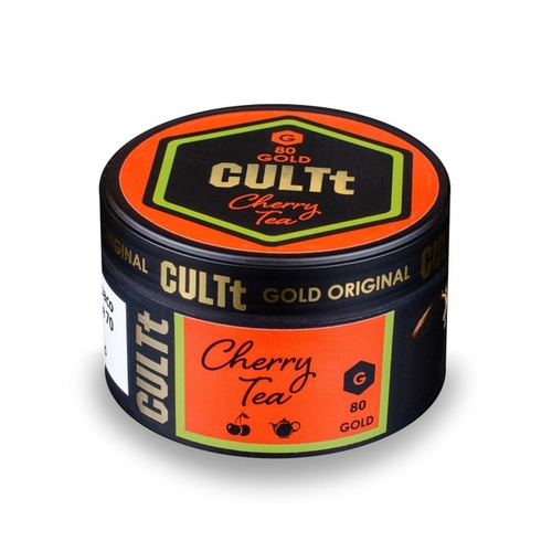 Тютюн CULTt Gold G80 Cherry Tea (Культ Вишневий Чай) 100г