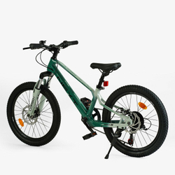 Детский спортивный велосипед 20 дюймов Corso Next магниевый, оборудование Shimano
