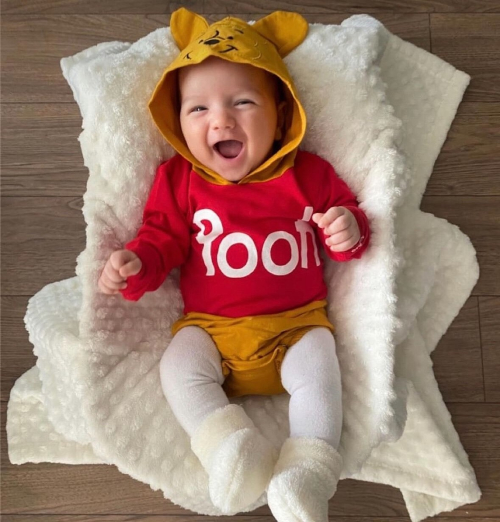 Боді з довгим рукавом "Pooh", двунитка ТМ "Murat Baby"